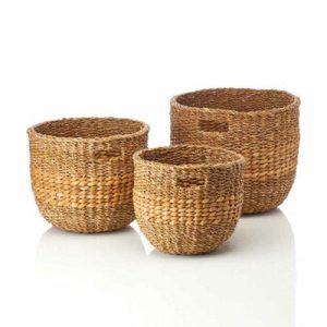 Baskets |   Natural Nesting Baskets (XL) – Set of 3 Baskets Baskets