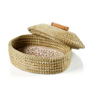 Breadwarmers |   Lidded Double Vine Breadwarmer Breadwarmers Breadwarmers