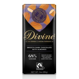 Chocolate |   68% Dark with Almonds Large Bar Case Chocolate Chocolate