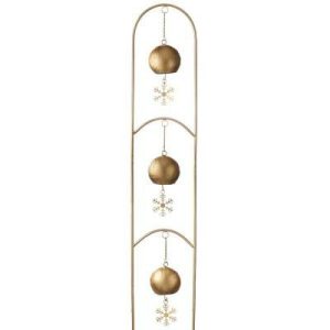 Decor |   Changing Chimes Gilded Stake Decor Decor