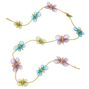 Garlands |   Abaca Butterfly Garland Garlands Bees & Blooms