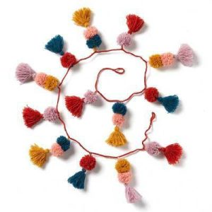 Garlands |   Festive Pom Pom Garland Garlands Garlands