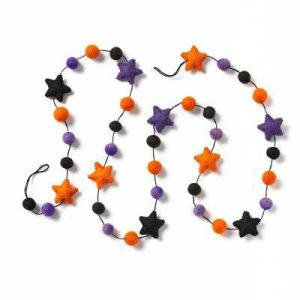 Garlands |   Halloween Felt Star Garland Garlands Garlands