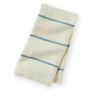 Kitchen Textiles |   Amhara Hand Towel – Aqua Bath Bath