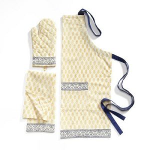 Kitchen Textiles |   Sunny Sanganer Chef Set Kitchen Kitchen Textiles