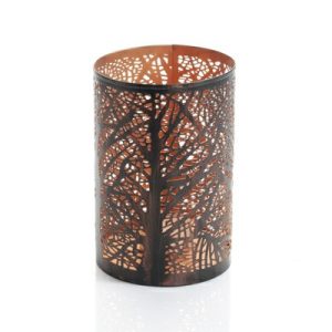 Lanterns & Candles |   Medium River Birch Lantern Home Lanterns & Candles