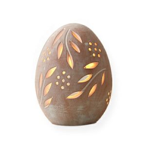 Lanterns & Candles |   Terracotta Egg Lantern Home Lanterns & Candles