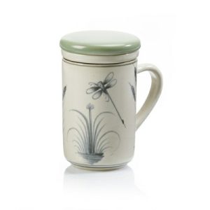 Mugs & Teapots |   Dragonfly Tea Infuser Mug Bees & Blooms Bees & Blooms