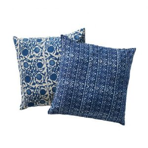 Pillows & Throws |   Floral Dabu Reversible Pillow Bedding Bedding