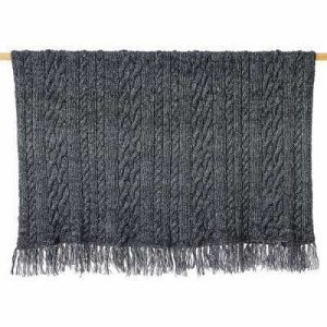 Pillows & Throws |   Indigo Dhani Cable Knit Throw Home Pillows & Throws