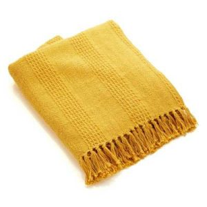 Pillows & Throws |   Mustard Rethread Throw Home Pillows & Throws