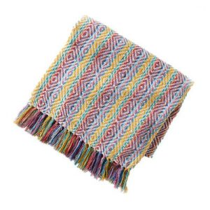 Pillows & Throws |   Yaatra Rainbow Rethread Throw Eco Living Eco Living