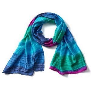 Scarves |   Kalyani Twilight Silk Scarf Fashion Scarves