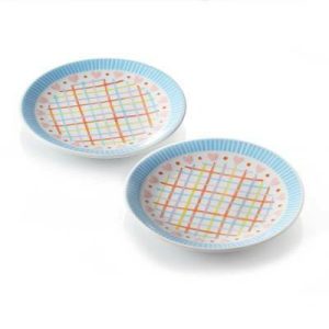 Serveware |   Candy Heart Appetizer Plates – Set of 2 Kitchen Serveware