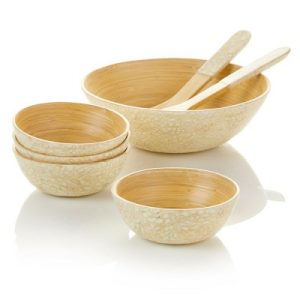 Serveware |   Lim Dom Bamboo Salad Set Kitchen Serveware