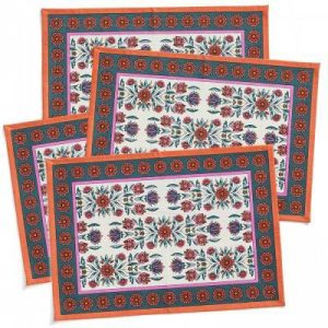 Table Textiles |   Botanica Placemats – Set of 4 Kitchen Table Textiles