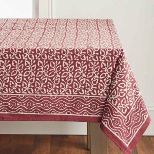 Table Textiles |   Henna Dabu Standard Tablecloth Kitchen Table Textiles