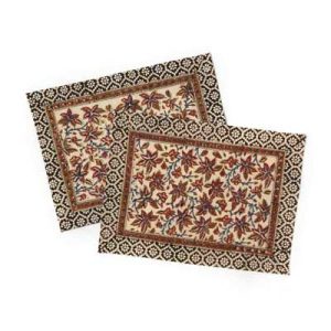 Table Textiles |   Sitara Vine Placemats – Set of 2 Table Textiles