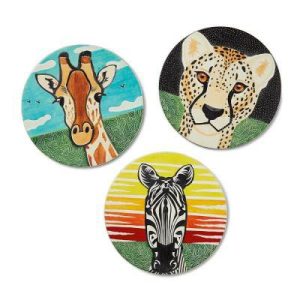 Trivets & Coasters |   Savannah Selfies Soapstone Trivets – Set of 3 Kitchen Trivets & Coasters