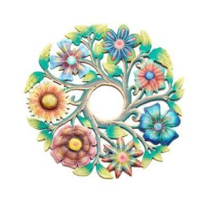 Wall Art |   Flower Wreath Bees & Blooms Bees & Blooms