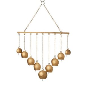 Wind Chimes |   Golden Bell Wind Chime Garden Wind Chimes