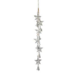 Wind Chimes |   Silver Stars Chime Garden Wind Chimes