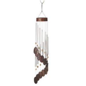 Wind Chimes |   Swirling Leaves Bamboo Wind Chime Garden Wind Chimes