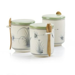 Bees & Blooms |   Dragonfly Petite Canisters – Set of 3 Bees & Blooms Bees & Blooms